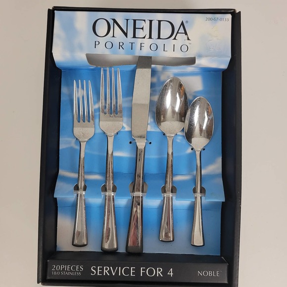 Oneida Dining Nwt Oneida Portfolio 2 Pieces Stainless Noble Kitchen